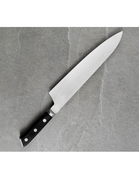MCUSTA ZANMAI Classic Damascus Pakka Nóż Szefa 24