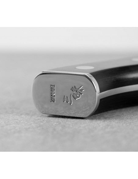MCUSTA ZANMAI Classic Damascus Pakka Nóż Szefa 24