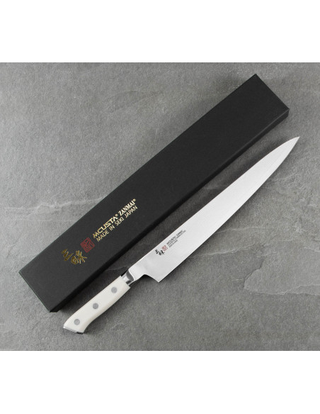 Mcusta Zanmai Classic Damascus VG-10 Corian Nóż Sujihiki 27cm