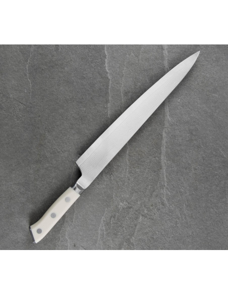 Mcusta Zanmai Classic Damascus VG-10 Corian Nóż Sujihiki 24cm