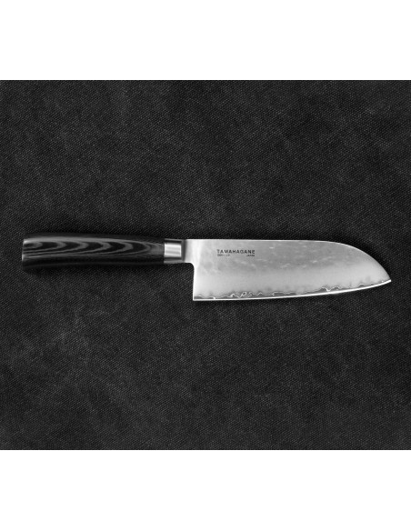 Tamahagane Tsubame Black VG-5 Nóż Santoku 12cm