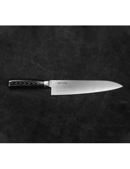 TAMAHAGANE SAN Black Japoński Nóż Szefa 24 cm