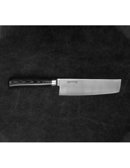 Tamahagane SAN Black VG-5 Nóż Nakiri 18cm