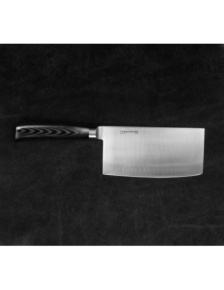 Tamahagane SAN Black VG-5 Nóż Chiński do siekania 18cm
