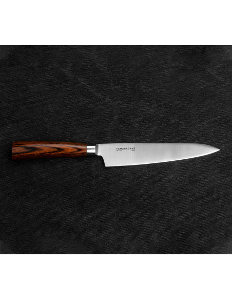 Tamahagane SAN Brown VG-5 Nóż uniwersalny 15cm