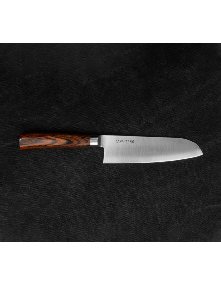 Tamahagane SAN Brown VG-5 Nóż Santoku 17,5cm