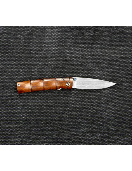 Mcusta Shinra Emotion Iron wood Damascus VG-10 6,5 cm