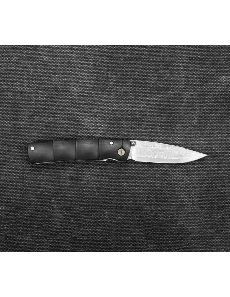 Mcusta Shinra Emotion Black Pakka Damascus VG-10 6,5 cm