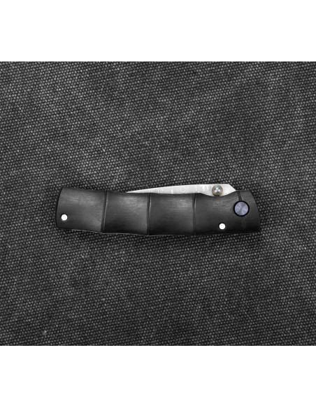 Mcusta Shinra Emotion Black Pakka Damascus VG-10 6,5 cm
