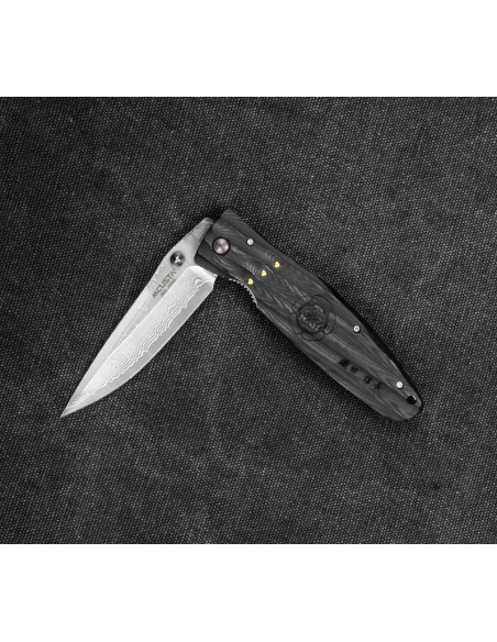 Mcusta Sengoku Black Micarta Damascus VG-10 8,6 cm