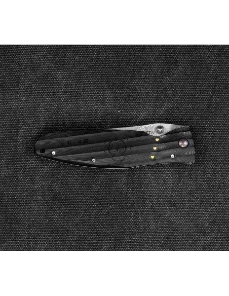 Mcusta Sengoku Black Micarta Damascus VG-10 8,6 cm