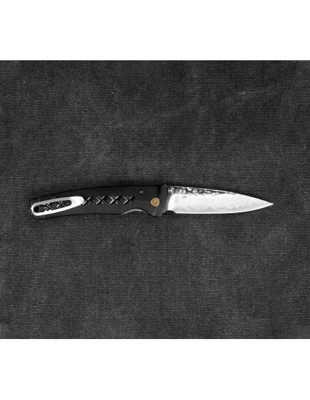 Mcusta Fusion Czarny Damascus VG-10 8 cm