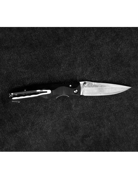Mcusta Elite Black Micarta Damascus VG-10 8,5 cm