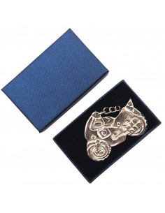 Metalowy Brelok do Kluczy Motocykl w Eleganckim Pudełku – Prezent dla Motocyklisty - MT203A