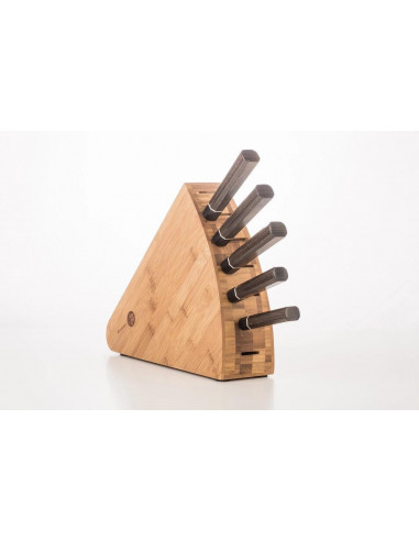 Zestaw noży Suncraft Senzo Black z blokiem: BD-SET2