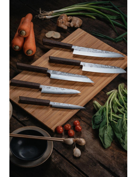 Nóż kuchenny Suncraft SENZO RETRO Small Santoku 143 mm GS-02