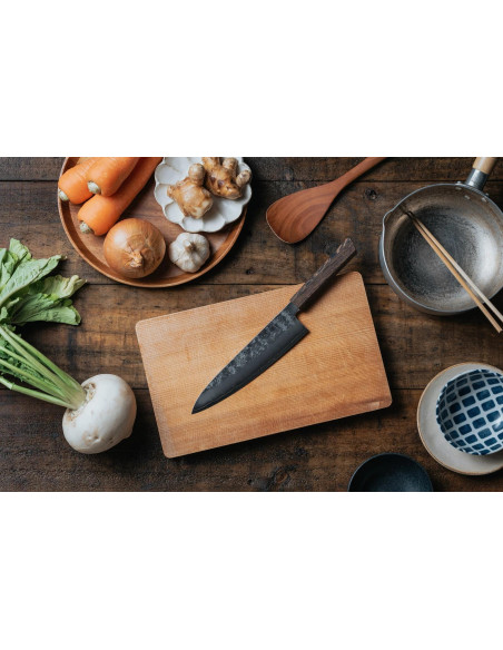 Nóż kuchenny Suncraft SENZO RETRO Santoku 167 mm GS-03