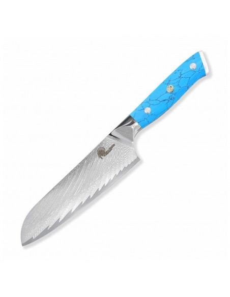 Nóż Dellinger BLUE STONE Santoku 180 mm K-H260