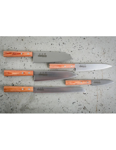Nóż Masahiro SANKEI Carving 205 mm brązowy 35923