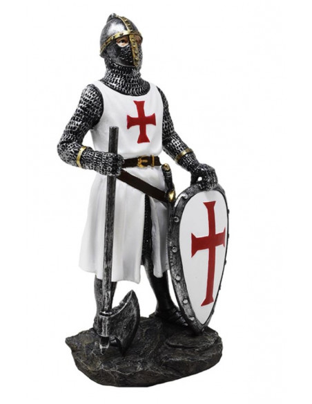 Rycerz Templariusz Figurka 18,5 cm – Polyresin – MC-23134
