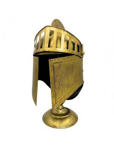 Grecki Hełm Dekoracyjny Retro – Replika Metal – 6646A