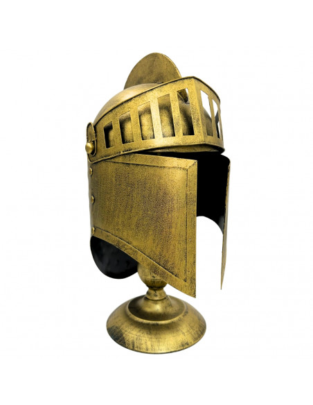 Grecki Hełm Dekoracyjny Retro – Replika Metal – 6646A