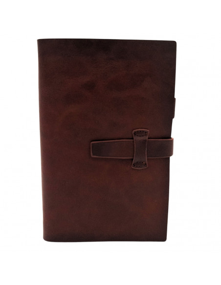 Elegancki Notes Skórzany A6 Retro Vintage z Zamknięciem – Pamiętnik – EE3