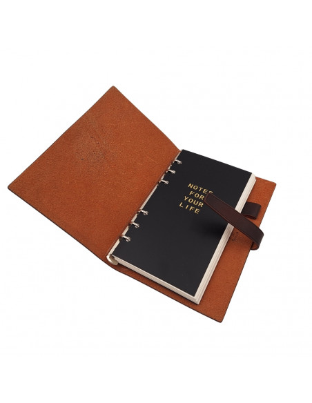 Elegancki Notes Skórzany A6 Retro Vintage z Zamknięciem – Pamiętnik – EE3