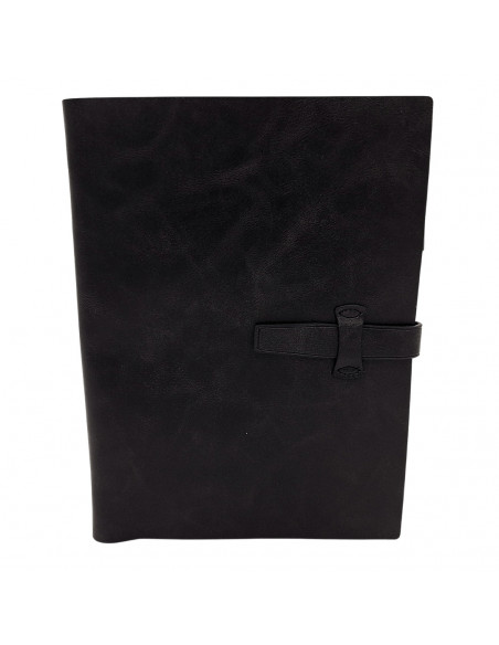 Elegancki Notes Skórzany A5 Vintage Retro z Zamknięciem – Pamiętnik Dziennik – EE4