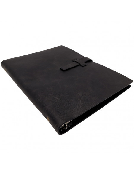 Elegancki Notes Skórzany A5 Vintage Retro z Zamknięciem – Pamiętnik Dziennik – EE4
