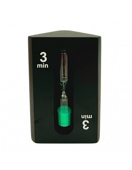 Klepsydra 1-3-5 minut trójstronna czarna - STW6