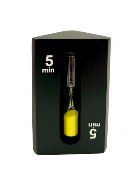 Klepsydra 1-3-5 minut trójstronna czarna - STW6