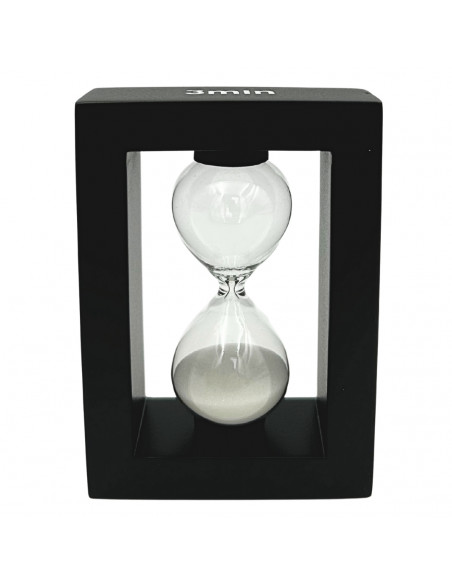 Dekoracyjny Zestaw na Biurko z Klepsydrą 3 minuty i Stojakiem na Długopis – 121W