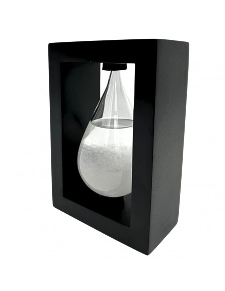 Barometr Burzowy Fitzroya w Oprawie Drewnianej - Kropla Storm Glass – BAW1