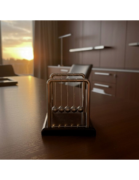 Wahadło Kulki Newtona – Gadżet na Biurko - YG002C