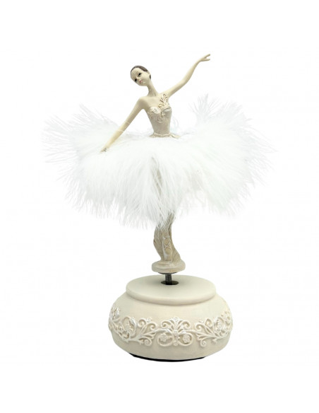 Pozytywka Baletnica Królowa Śniegu Ruchoma 23,5 cm – MP-19009