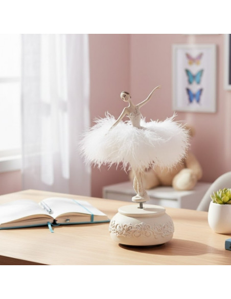 Pozytywka Baletnica Królowa Śniegu Ruchoma 23,5 cm – MP-19009