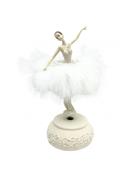 Pozytywka Baletnica Królowa Śniegu Ruchoma 23,5 cm – MP-19009