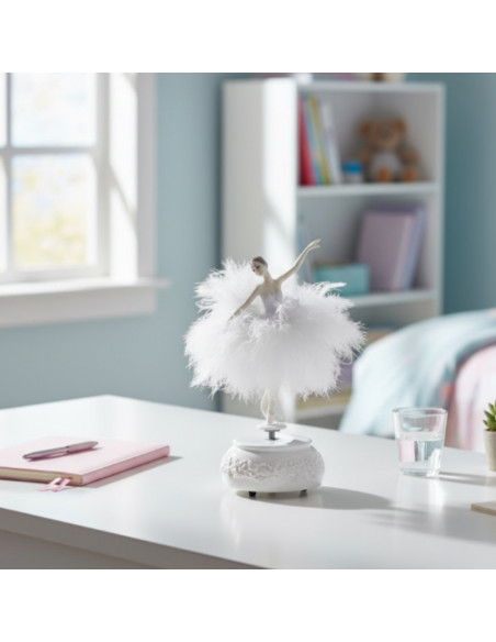 Pozytywka Baletnica Królowa Śniegu Ruchoma 23,5 cm – MP-19009