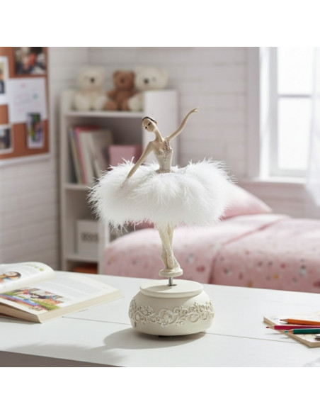 Pozytywka Baletnica Królowa Śniegu Ruchoma 23,5 cm – MP-19009