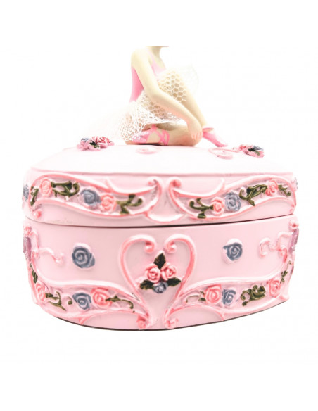 Pozytywka Pudełeczko Baletnica Serce Jezioro Łabędzie – MP-19031