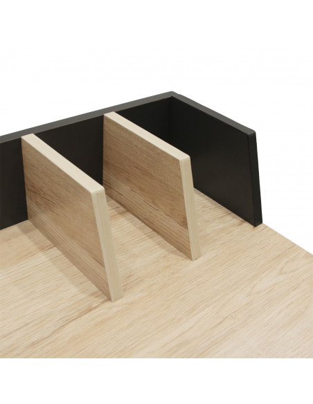 INTESI BIURKO BRICO CZARNE NATURALNE