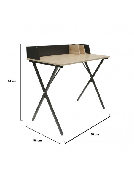 INTESI BIURKO BRICO CZARNE NATURALNE