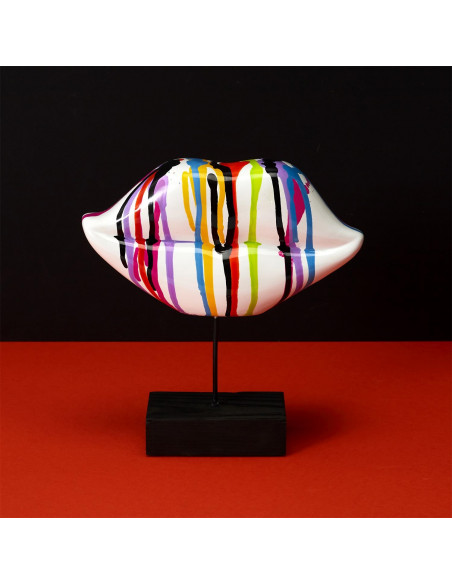 INTESI DEKORACJA USTA BIAŁE/KOLOROWE