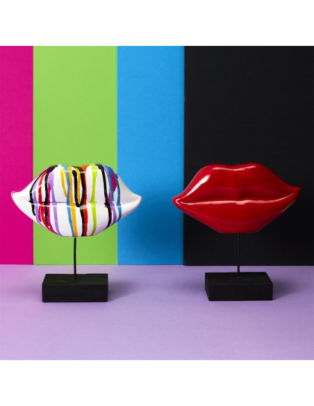 INTESI DEKORACJA USTA BIAŁE/KOLOROWE