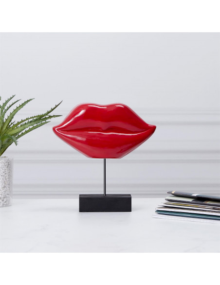 INTESI DEKORACJA USTA CZERWONE