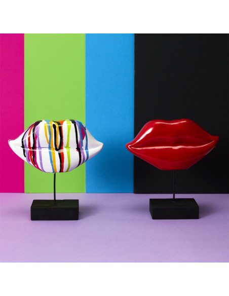 INTESI DEKORACJA USTA CZERWONE