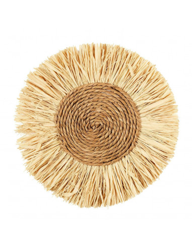 INTESI DEKORACJA Z RAFII OKRĄGŁA 37CM
