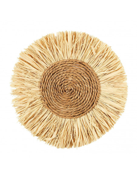 INTESI DEKORACJA Z RAFII OKRĄGŁA 37CM