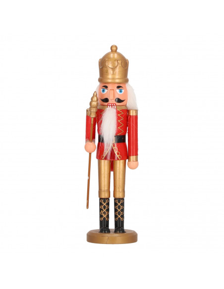 INTESI DZIADEK DO ORZECHÓW W ZŁOTEJ KORONIE 28 CM